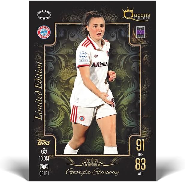 Topps Match Attax 24/25 - Update Mega Multipack #5 - Queens of Europe! 41 Karten inklusive 16 Queens