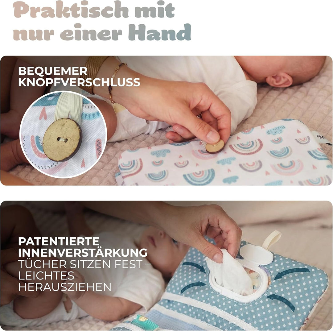kleine Windeltasche für unterwegs | Wickeltisch Organizer | Wickeltasche Organizer | Baby Wickelorga