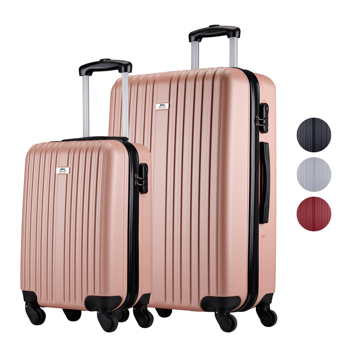 Slazenger Kofferset 2 Teilig/ 3 Teilig - Trolley Handgepack und Reisekoffer Gross - ABS Hartschalenk