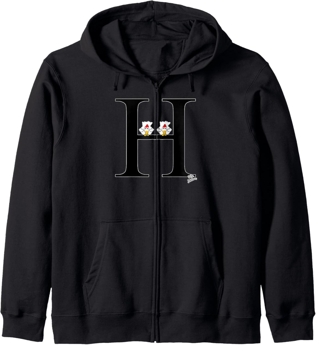 Huhn Outfit Zoo - Buchstabe H - Kinder Alphabet Kapuzenjacke