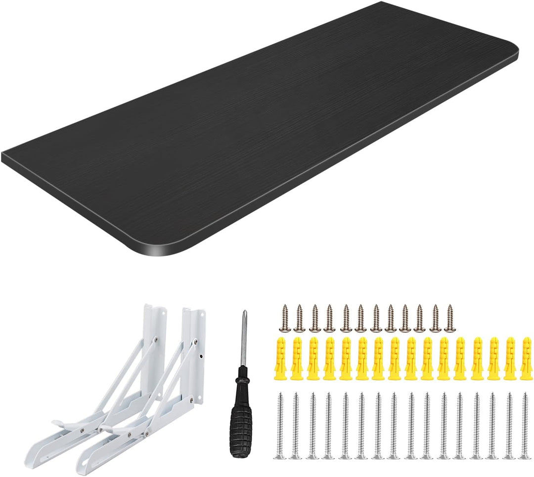 MAYMA Faltbarer Wandtisch, Klapptisch mit Wandplatte, Computer-Schreibtisch, kleines Multifunktionsh