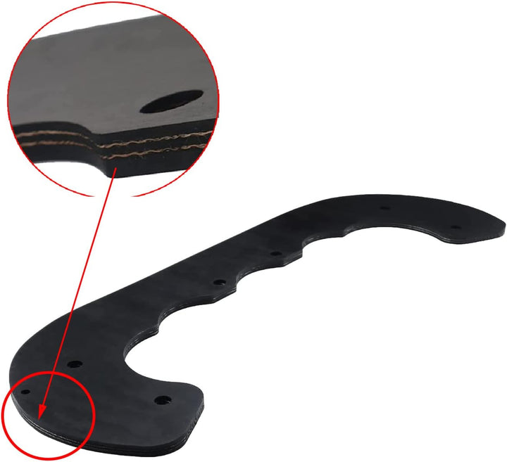 Hippotech 99-9313 Schneefräse Paddel mit Keilriemen 108-4921 Schaberstange 133-5585 108-4884 & Mutte