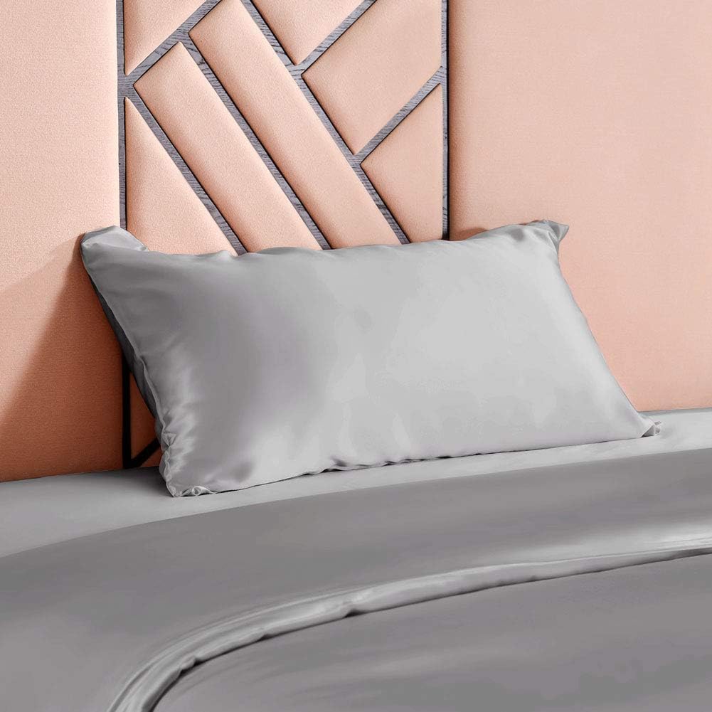 THXSILK 100% 19 Momme Seide Kissenbezug Kissenhülle mit Reissverschluss - Seide Kissen Bezug - Super