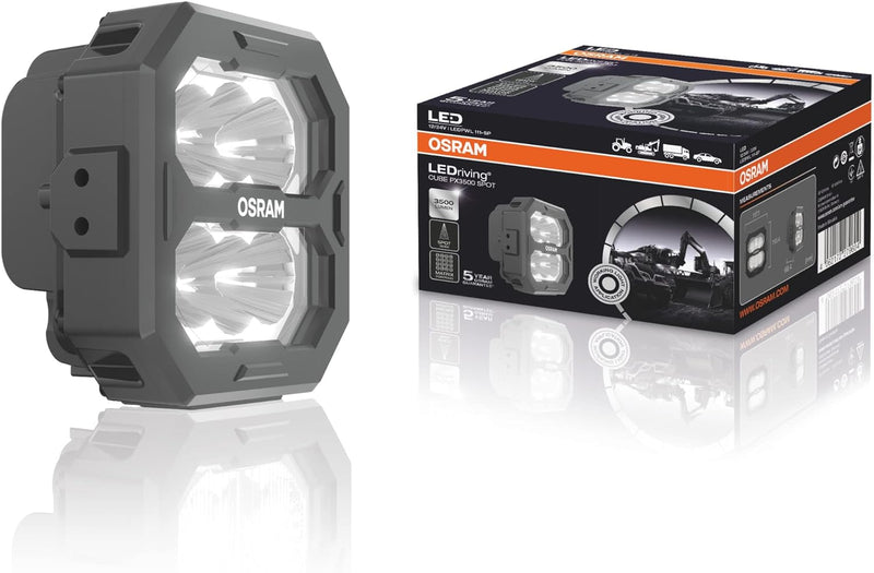 OSRAM LEDriving® Cube PX3500 Spot, LEDPWL111-SP, OFF ROAD, LED Arbeitsscheinwerfer, 3500 Lumen, Falt