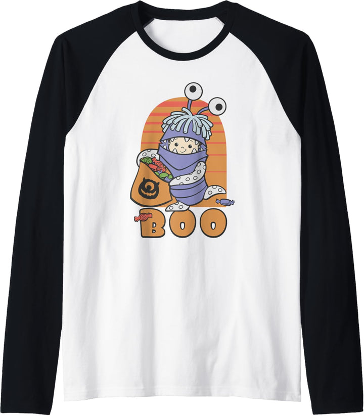Disney PIXAR Monster Inc BOO Halloween Raglan