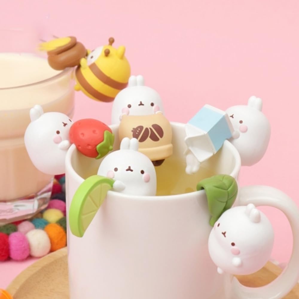 MOLANG Kaninchen Korea Cup Ornaments Serie Blind Box Action Figuren Mystery Box niedliche Zufallsspi