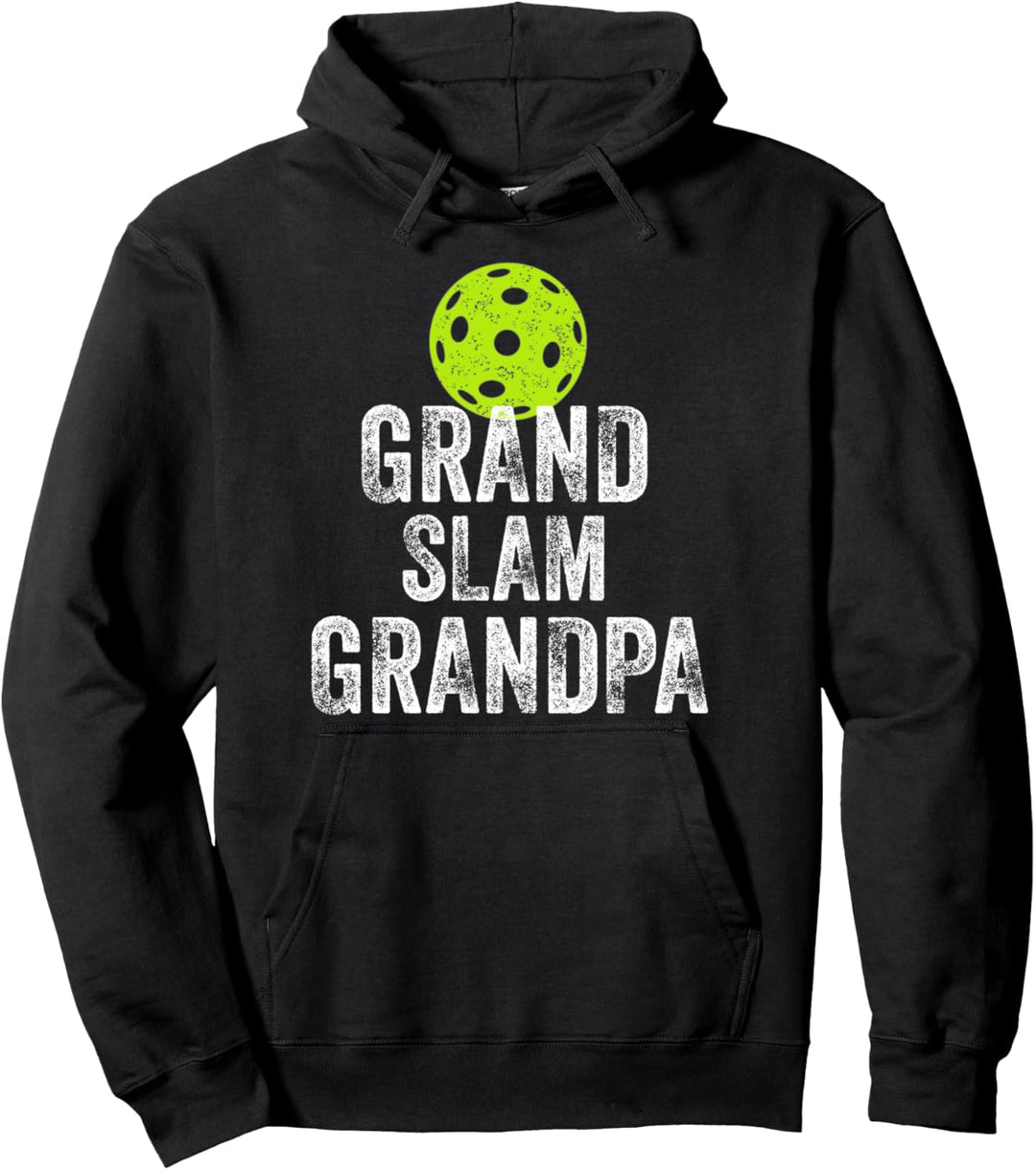 Grand Slam Grandpa Funny Pickleball Pullover Hoodie