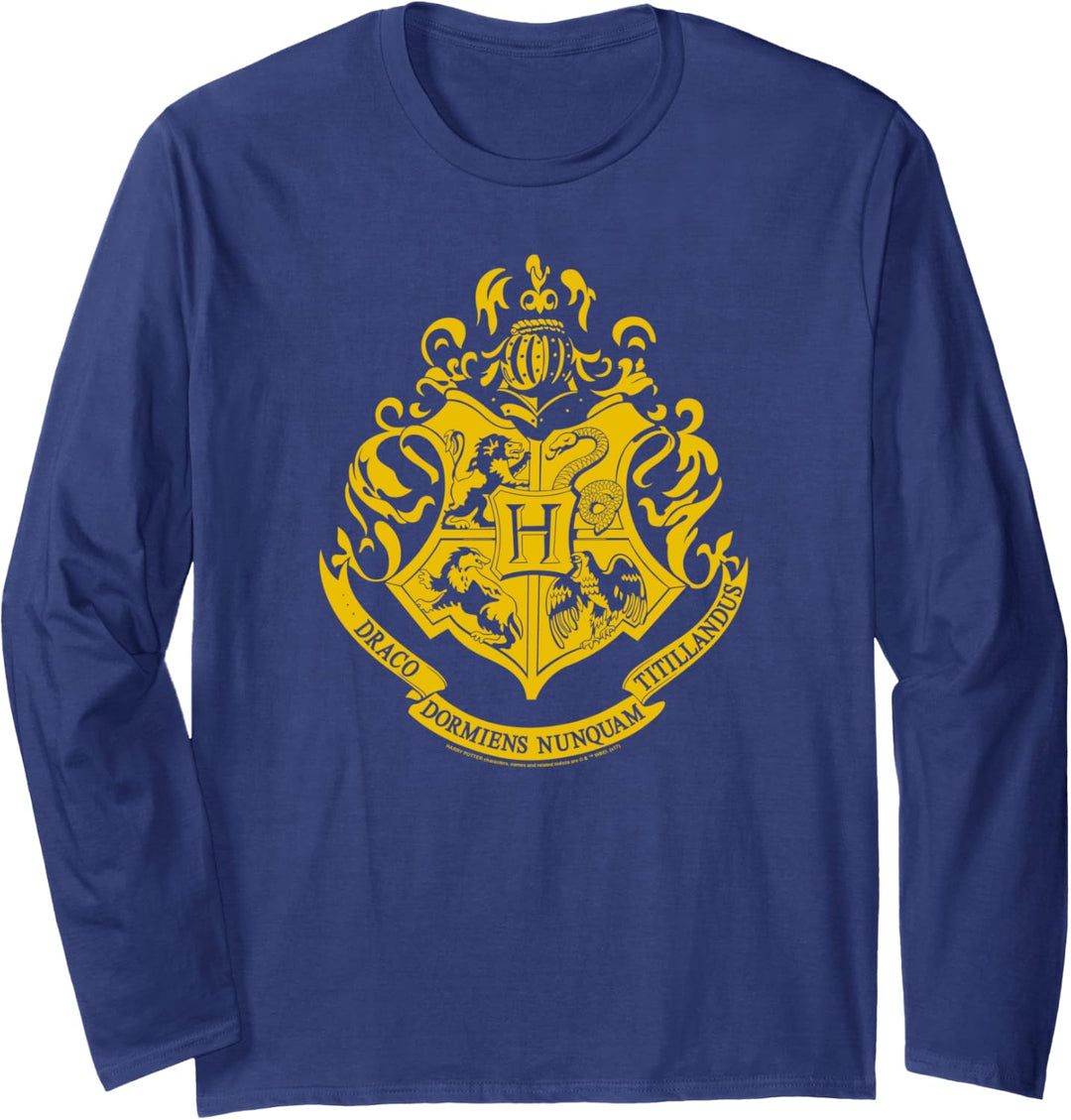 Harry Potter Hogwarts Simple Crest Langarmshirt