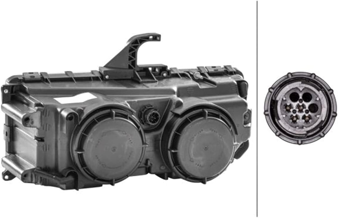 HELLA 1DB 247 011-041 Halogen-Hauptscheinwerfer - rechts - für u.a. Mercedes-Benz Axor II Rechts (Be