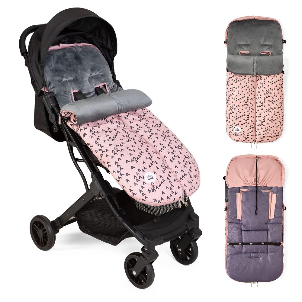 Universal WinterFusssack "Montan" für Kinderwagen, rosa
