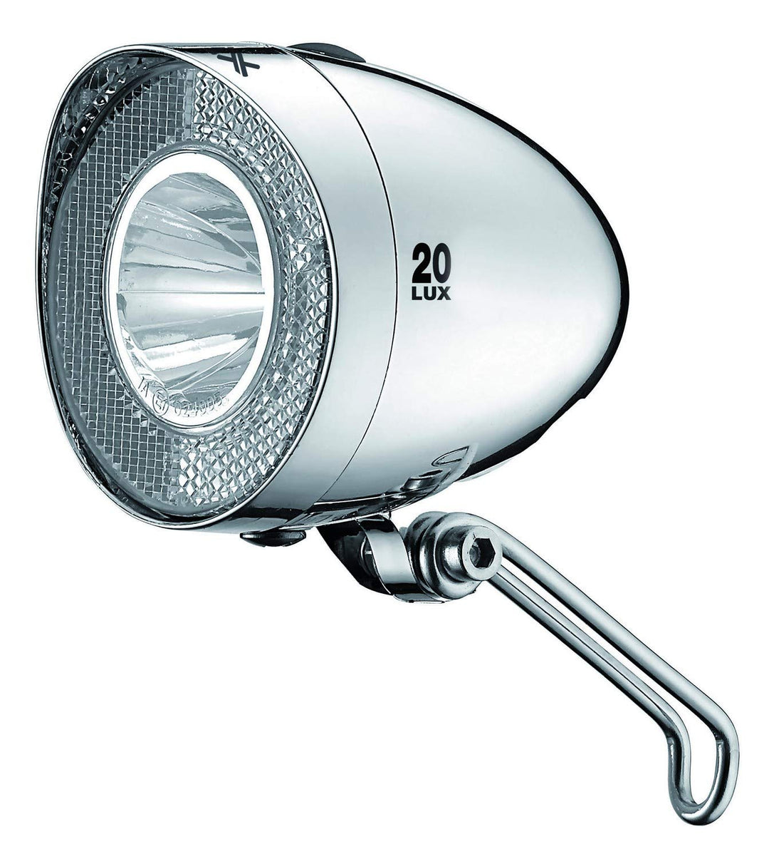 XLC Unisex – Erwachsene CL-F20 Batterie Scheinwerfer LED Retro, Schwarz, One Size