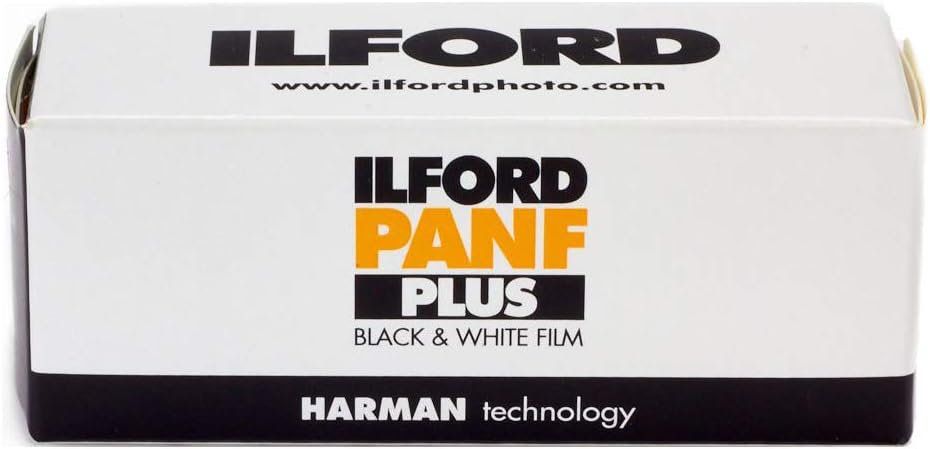Ilford PanF Plus Schwarz-Weiss-Film, mittelgross, 3 Stück
