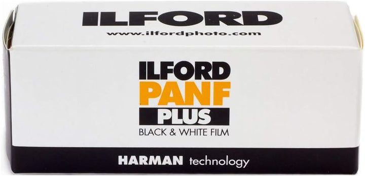 Ilford PanF Plus Schwarz-Weiss-Film, mittelgross, 3 Stück