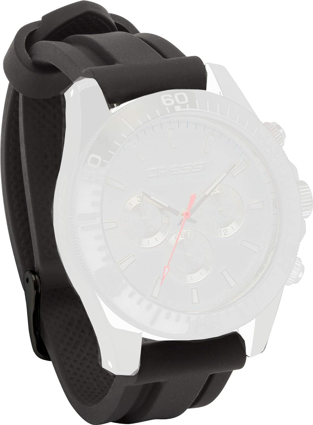 Cressi Unisex-Adult Strap Ersatzband für Nereus Watch, Schwarz, Eine Grösse