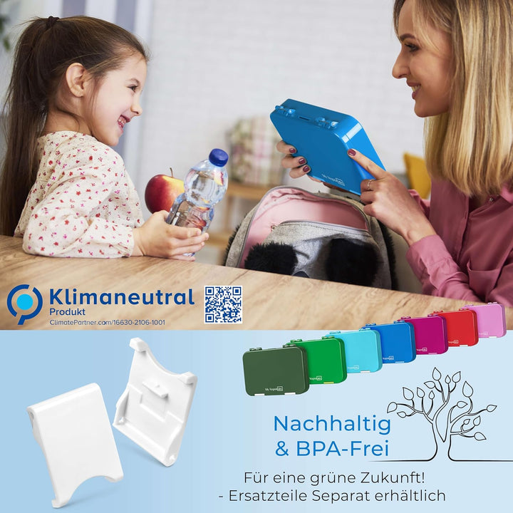 My Vesperbox – Bento Box Kinder - Lunchbox mit 4+2 Fächern - extrem robust – Brotdose – Brotbox idea