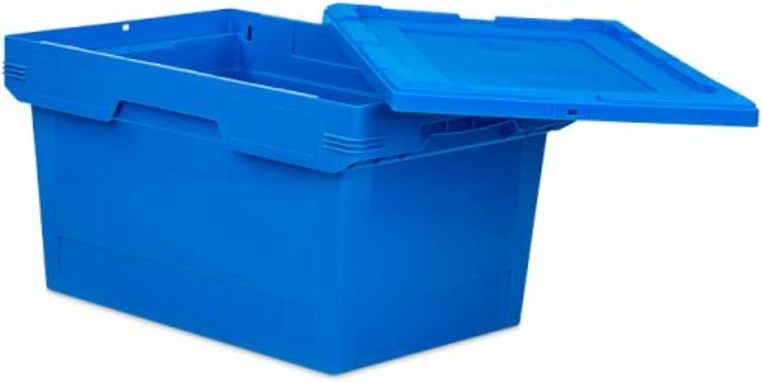 PROREGAL Auflagedeckel für Conical Mehrweg-Stapelbehälter Blau | BxT 40x60cm | Lagerbox Eurobox Tran