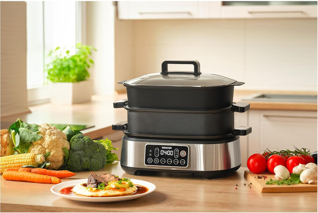 Multifunktions-Slowcooker und Grill SPR 6300BK SENCOR