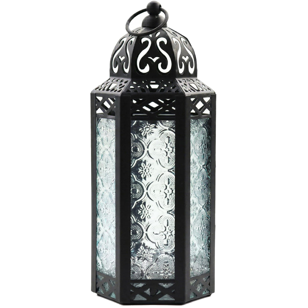 Vela Lanterns Marokkanische Lampenlaterne, dekorativer Kerzenhalter für Innen- und Aussenbereich, He