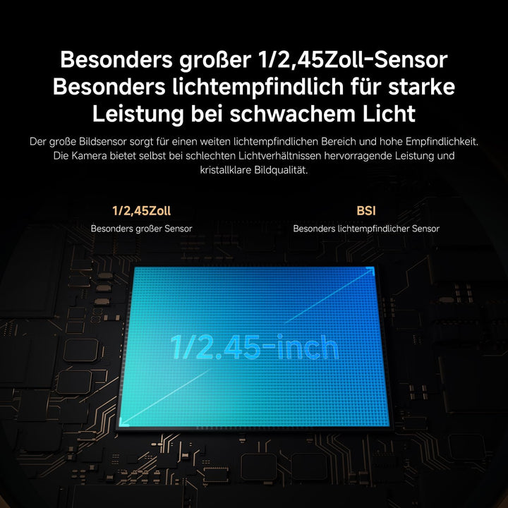 XIAOMI C500 3.5K 6MP Innenkamera mit Personen-/Haustiererkennung, Auto-Tracking, physischer Objektiv