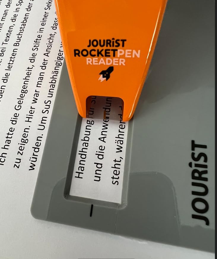 JOURIST Reader 3. Offline-Vorlesestift für Kinder und Erwachsene mit Leseschwierigkeiten wie Legasth