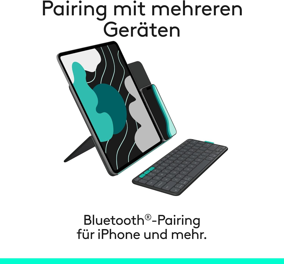 Logitech Flip Folio, Tastatur-Case für iPad Pro 13 Zoll (M4 und M5) und iPad Air 13 Zoll (M2 und M3)