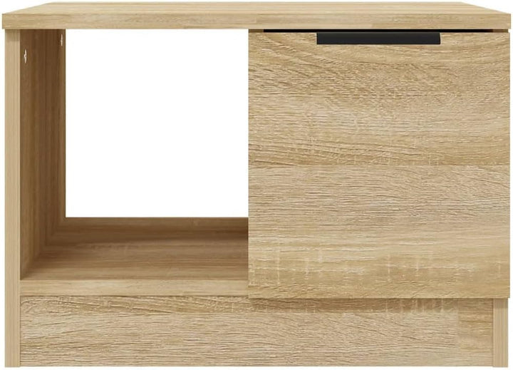 vidaXL Couchtisch mit 2 Fächern Beistelltisch Wohnzimmertisch Kaffeetisch Sofatisch Teetisch Tisch W