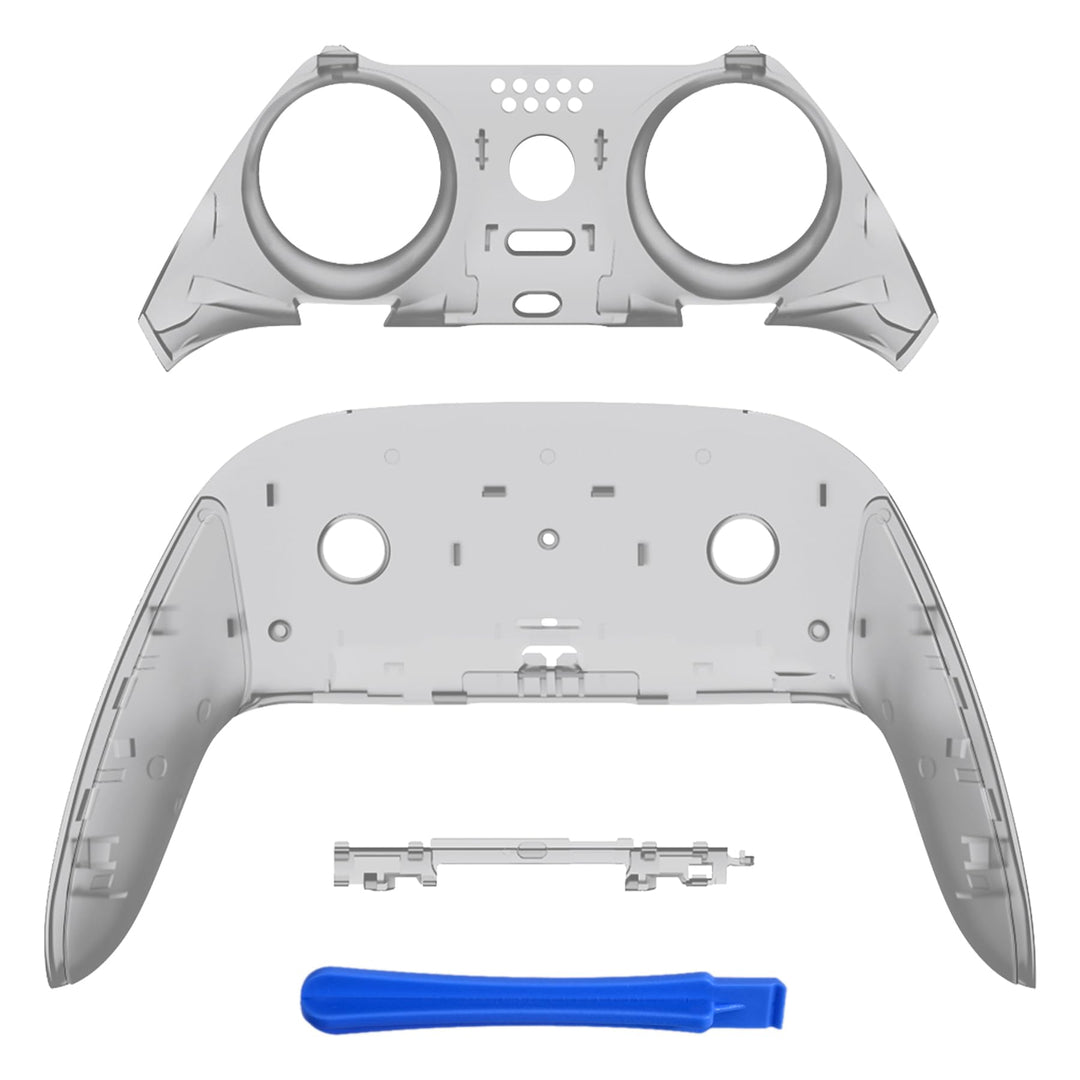 eXtremeRate Dekorative Zierleiste Oben unten, kompatibel mit PS5 Edge Controller, DIY-Ersatz-Schale,
