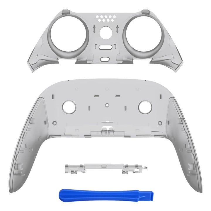 eXtremeRate Dekorative Zierleiste Oben unten, kompatibel mit PS5 Edge Controller, DIY-Ersatz-Schale,