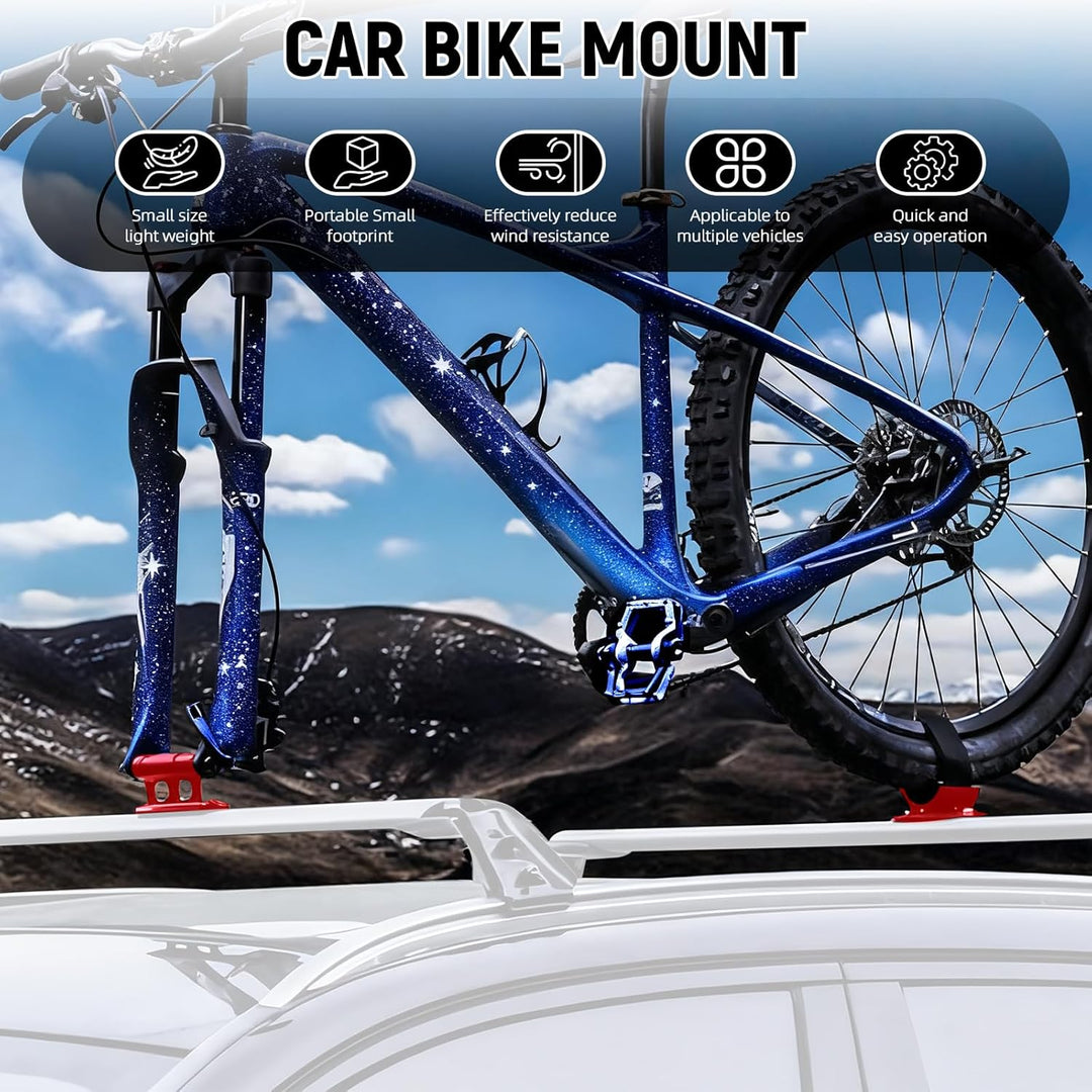 Gabelhalterung Fahrrad Steckachse, Fahrrad Dachträger Halterung, Auto Fahrrads Dachträger Gabelhalte