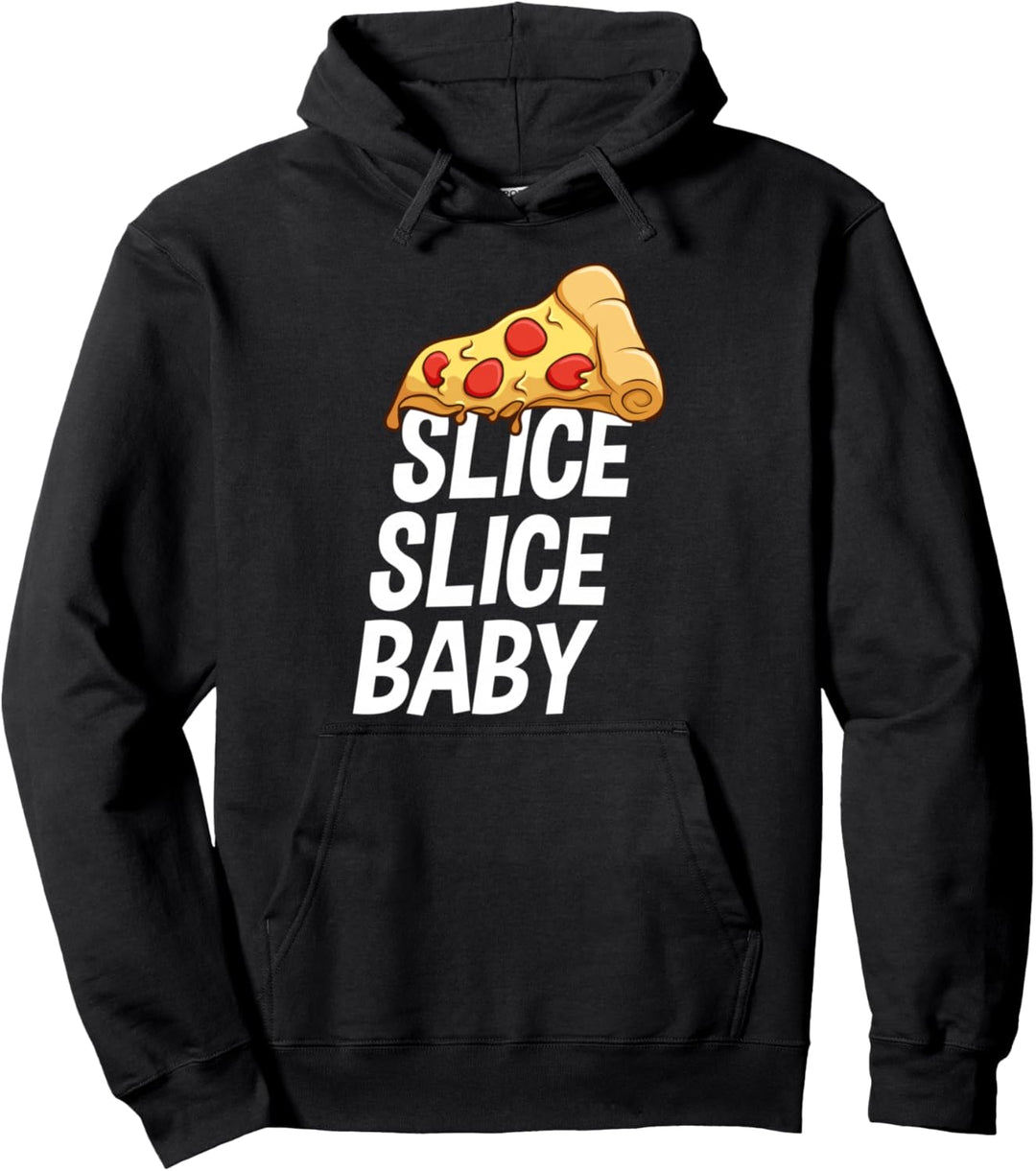 Slice Slice Baby Pizzastück Italienische Küche Pizza-Liebe Pullover Hoodie