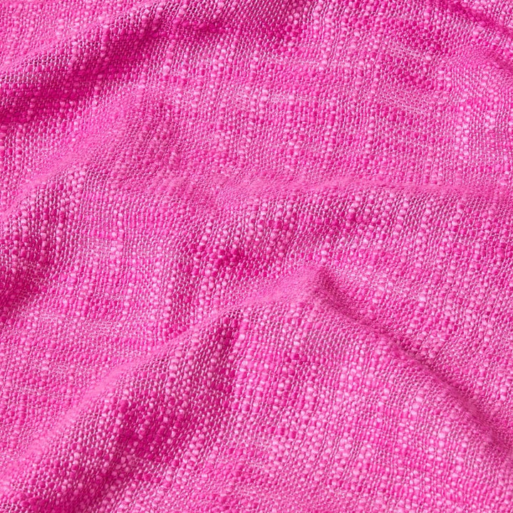 Homescapes extra grosse Tagesdecke Nirvana, pink, Wohndecke/Sofaüberwurf aus 100% Baumwolle, 225 x 3