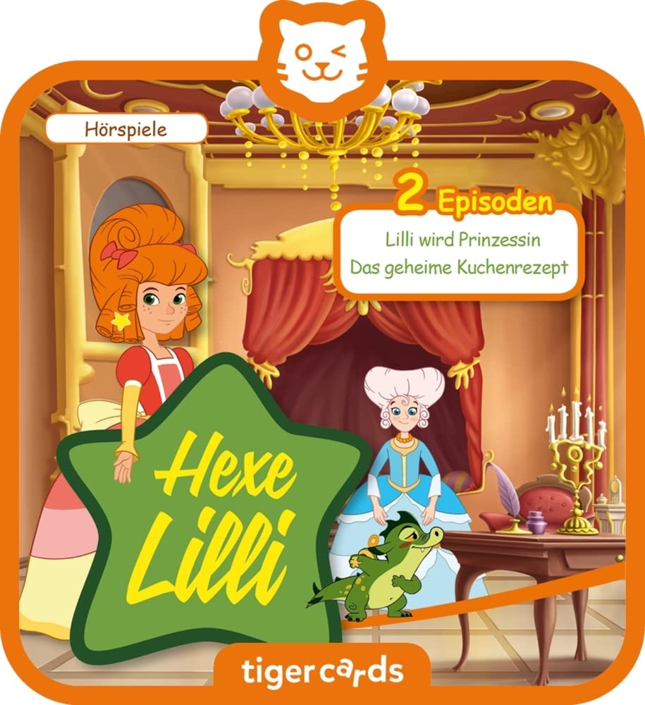 tigermedia tigercard Hexe Lilli Folge Lilli wird Prinzessin Das geheime Kuchenrezept tigerbox Hörbox