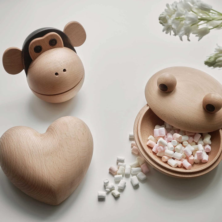 Spring Copenhagen HEART BOWL | Herz DOSE aus Holz | Mencke & Vagnby