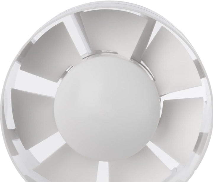 EUROPLAST Ø 125mm Rohrventilator Rohrlüfter Abluft Lüfter Rohr Ventilator Leise