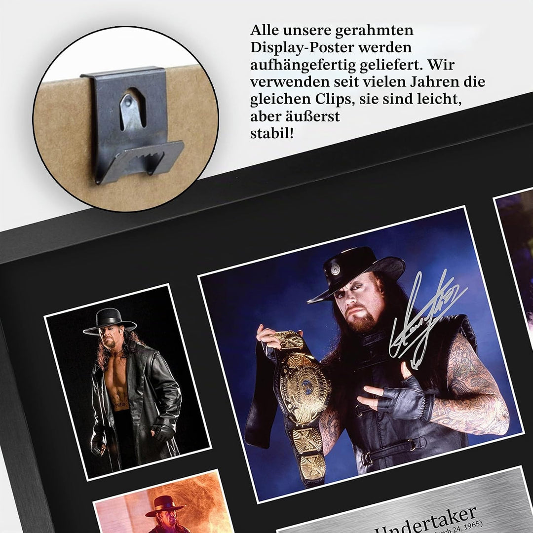 HWC Trading FR A3 The Undertaker Wrestling Geschenke Gedruckt, Signiert Autogramm Bild Für WWE &amp; WWF