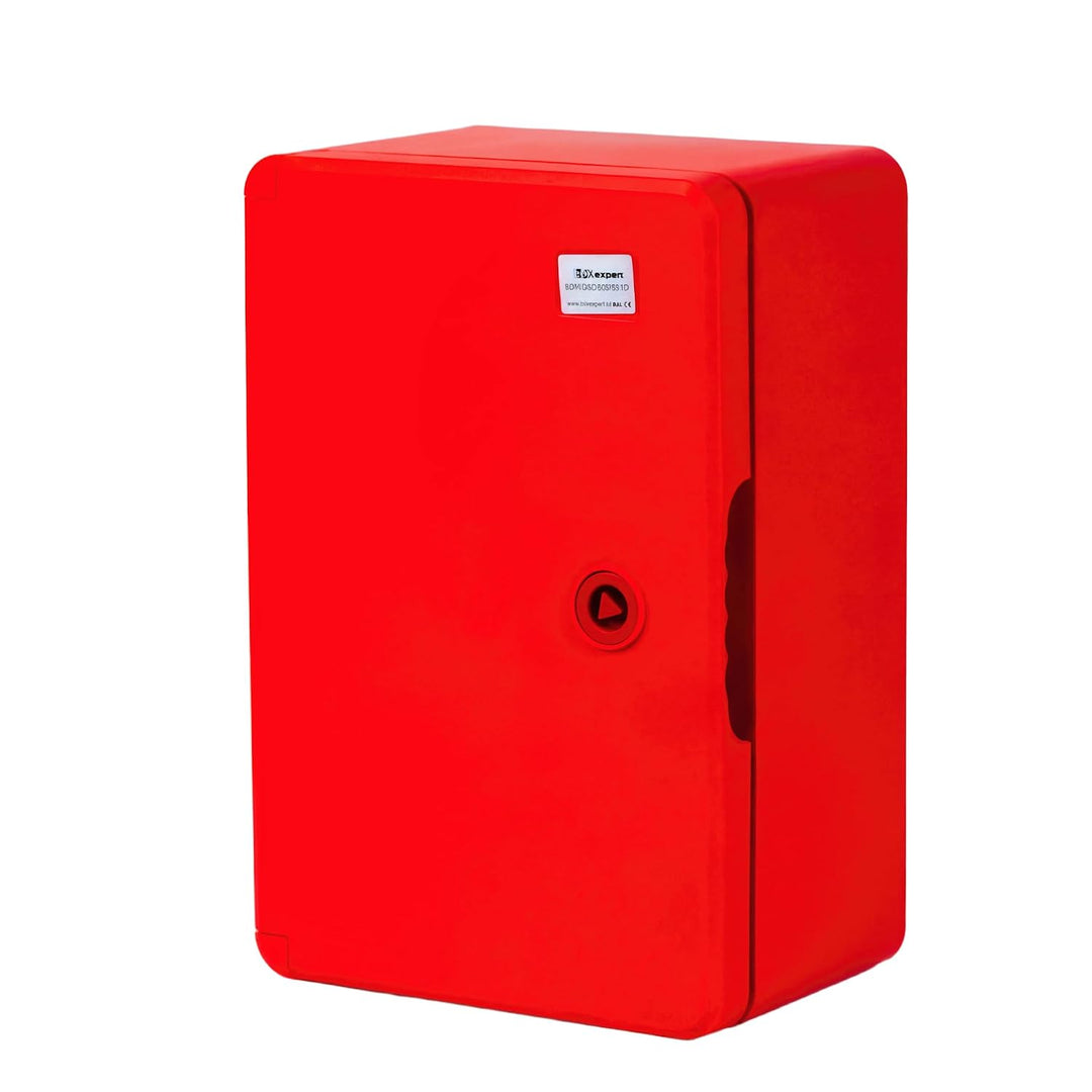 BOXEXPERT® Verteilerkasten aussen wasserdicht [ABS Kunststoff IP65 Gehäuse] rot (Serie Fleet) 300x20