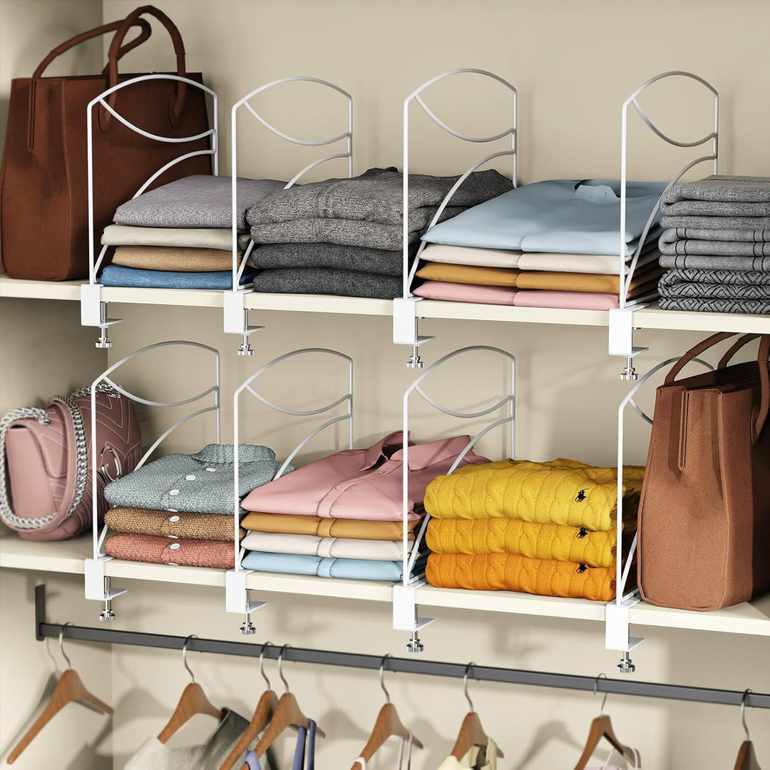 Regalteiler für Schrank, verstellbare Geldbörsen-Organizer, Handtaschen-Trenner, Für Brieftaschen Bü