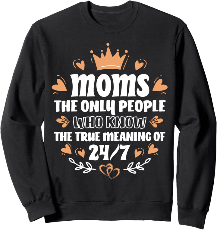 Mama Working Mom Funny Wife Spouse Mom Life Mother's Day Sweatshirt