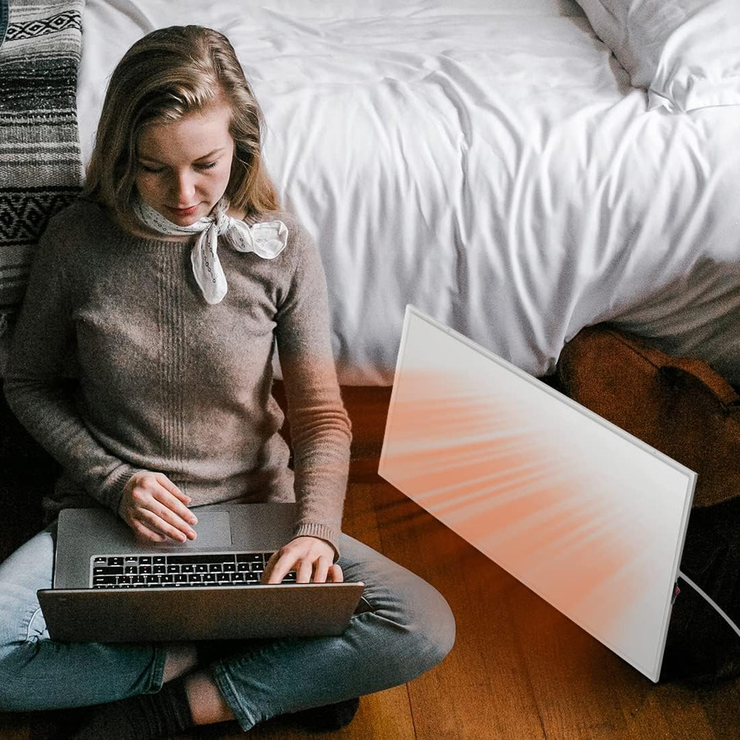 EVOKOR Infrarotheizung 170W, Infrarot Heizung Heizplatte Heizkörper Heizpaneel, Infarotheizkoerper W