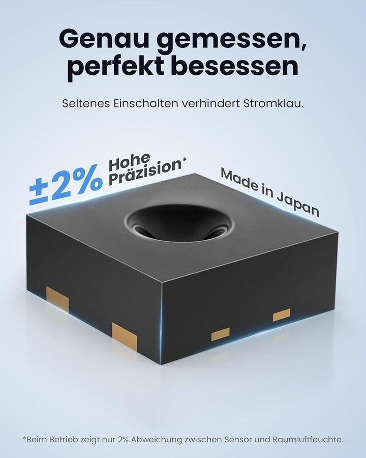 Newentor Luftentfeuchter 25L/24h, Für 215m³/80m² Räume - 3 fache Geräuschreduktion - Stromsparender