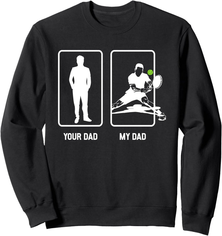 Vater Tennisspieler Tennis Tennisplatz Tennisball Geschenk Sweatshirt