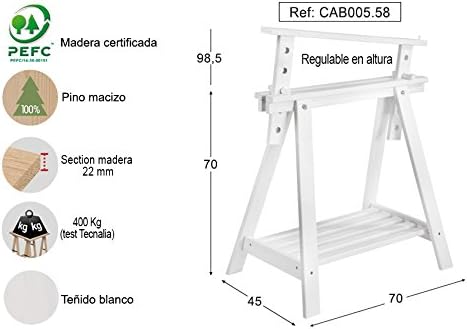 ASTIGARRAGA KIT LINE Staffelei Pino Archi Tec weiss
