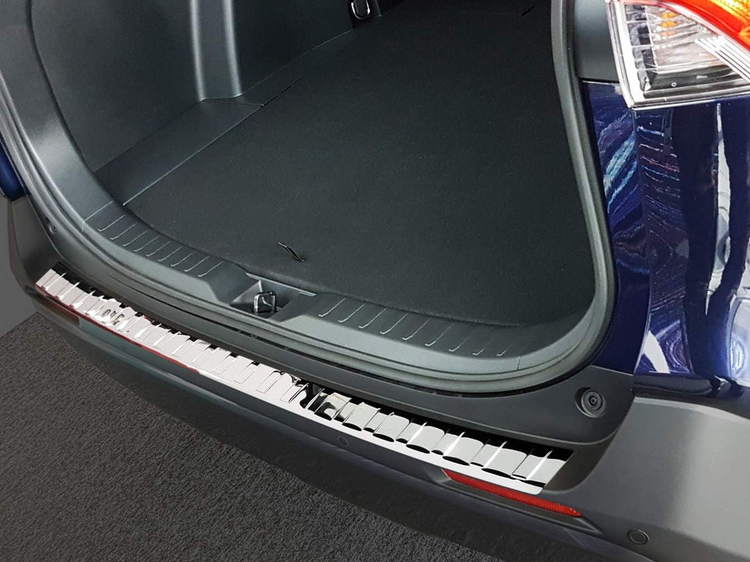 Avisa Chrom Edelstahl Heckstossstangenschutz kompatibel mit Toyota RAV4 (5th Gen.) 2018- & Suzuki Ac