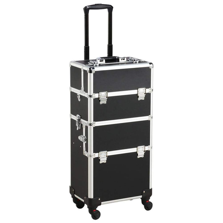 Yaheetech Kosmetikkoffer gross Friseurkoffer Alu Schmuckkoffer Beautycase Koffer Trolley mit Schlöss