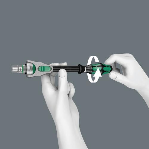 Wera 8796 LC Zyklop-Verlängerung Flexible-Lock mit Schnelldrehhülse, lang, 1/2 1/2''X250.0 250 mm, 2