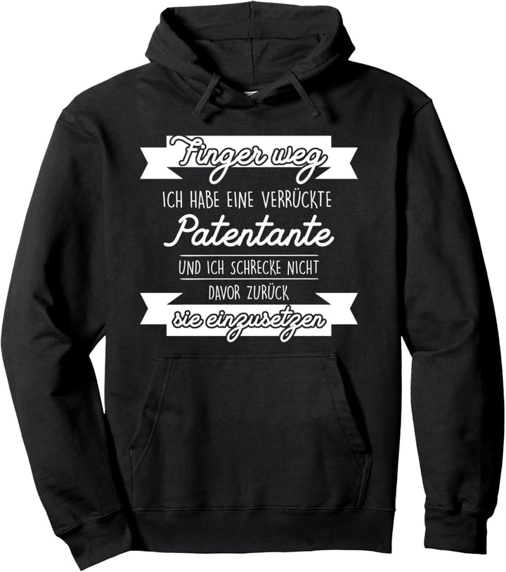 Patentante Patin Taufpatin Pullover Hoodie