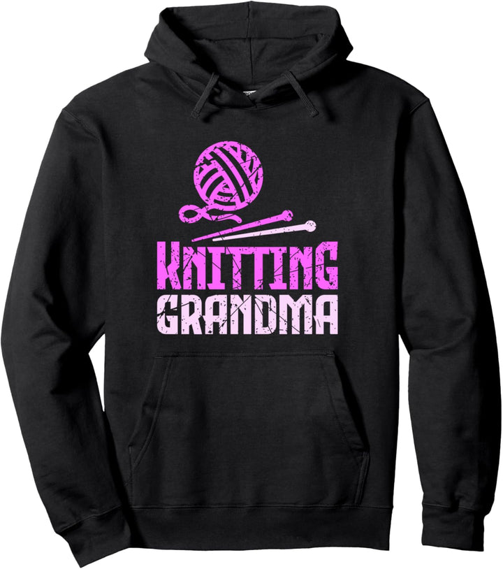 Stricken Oma Häckeln Grossmutter Geschenk Pullover Hoodie