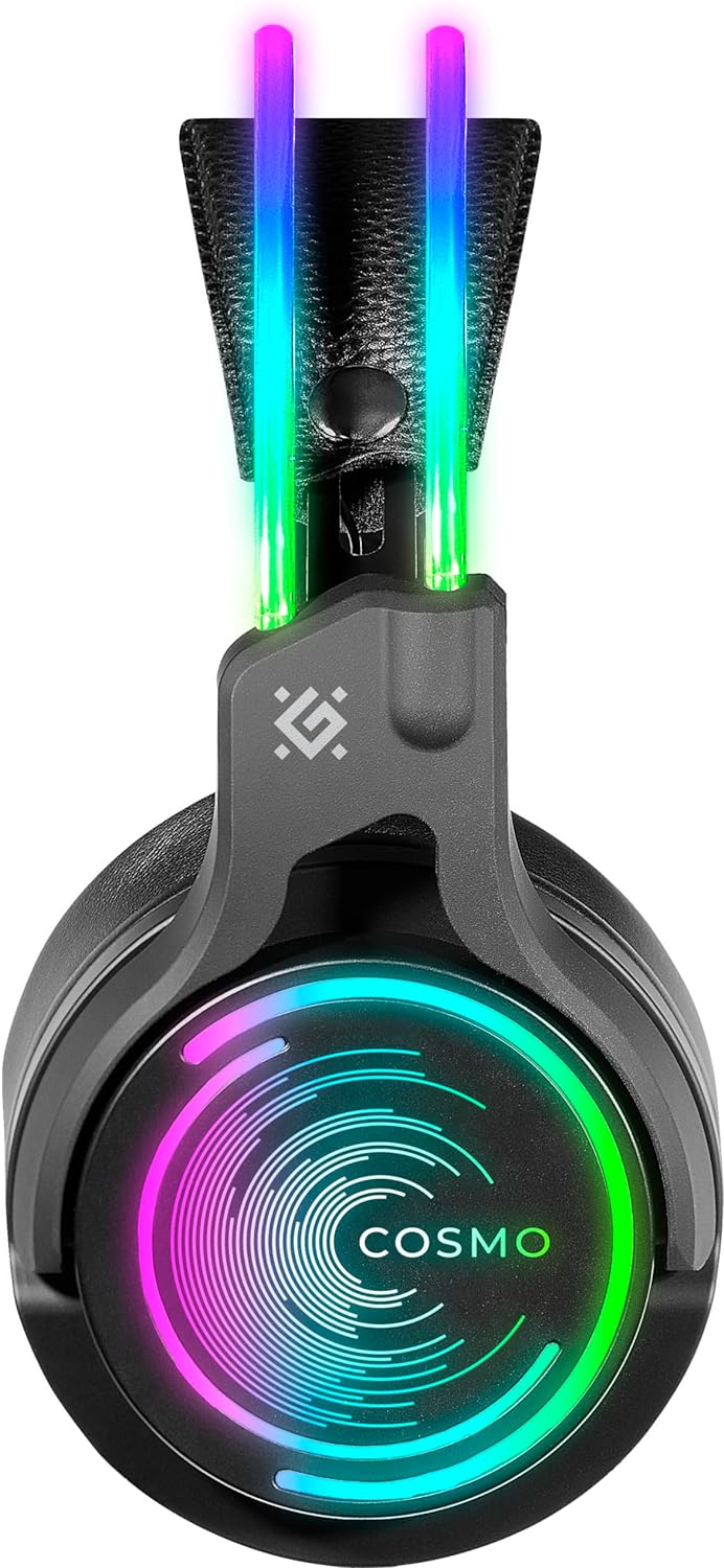 Defender® Gaming Headset, 7.1 Surround Sound, Gaming Kopfhörer PC mit Kabel für PS4, Laptop, Over-Ea