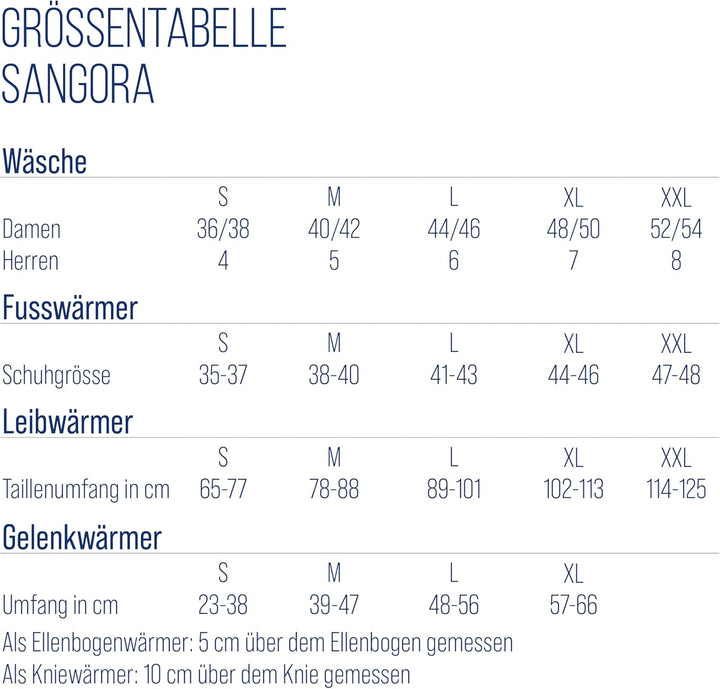 SUSA Thermounterwäsche Herren Angora Weiss I Kälteschutz mit angenehmem Tragekomfort I 100% Made in