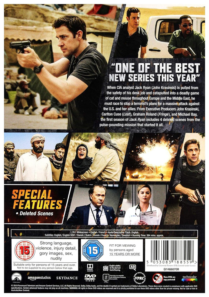 Jack Ryan Season 1 [DVD] [2019], DVD